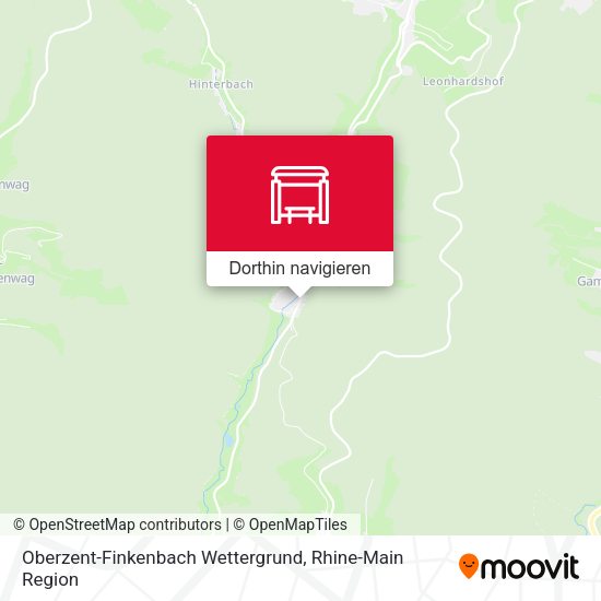Oberzent-Finkenbach Wettergrund Karte