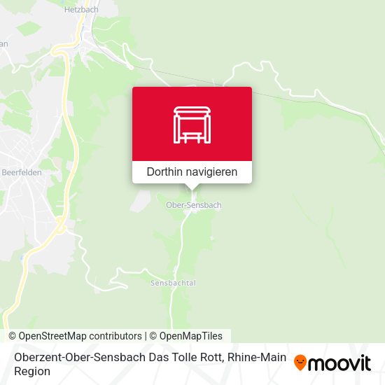 Oberzent-Ober-Sensbach Das Tolle Rott Karte