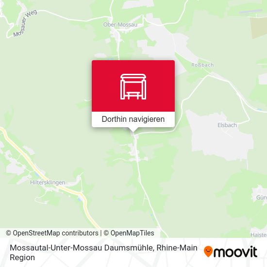 Mossautal-Unter-Mossau Daumsmühle Karte