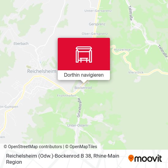 Reichelsheim (Odw.)-Bockenrod B 38 Karte