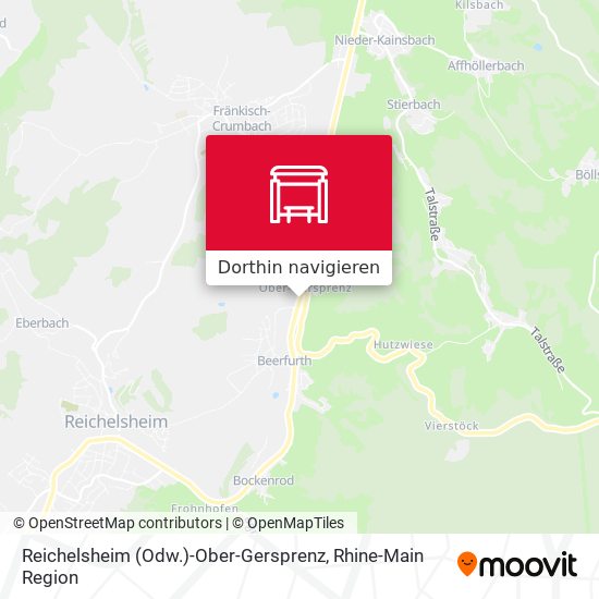 Reichelsheim (Odw.)-Ober-Gersprenz Karte