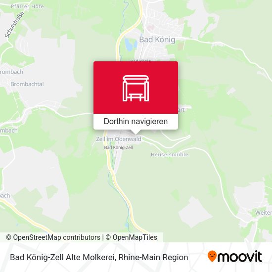 Bad König-Zell Alte Molkerei Karte