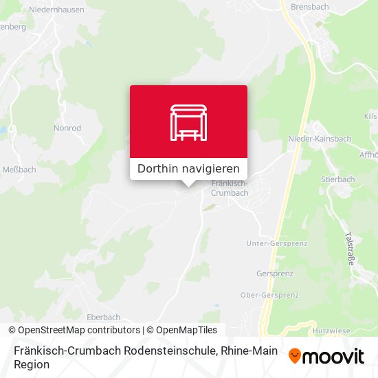 Fränkisch-Crumbach Rodensteinschule Karte