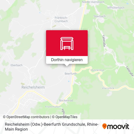 Reichelsheim (Odw.)-Beerfurth Grundschule Karte