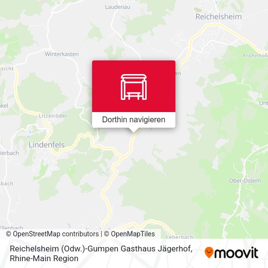 Reichelsheim (Odw.)-Gumpen Gasthaus Jägerhof Karte