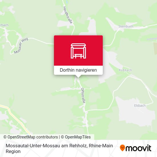 Mossautal-Unter-Mossau am Rehholz Karte