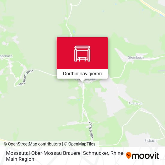 Mossautal-Ober-Mossau Brauerei Schmucker Karte