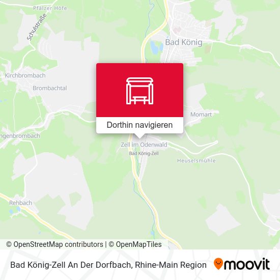 Bad König-Zell An Der Dorfbach Karte