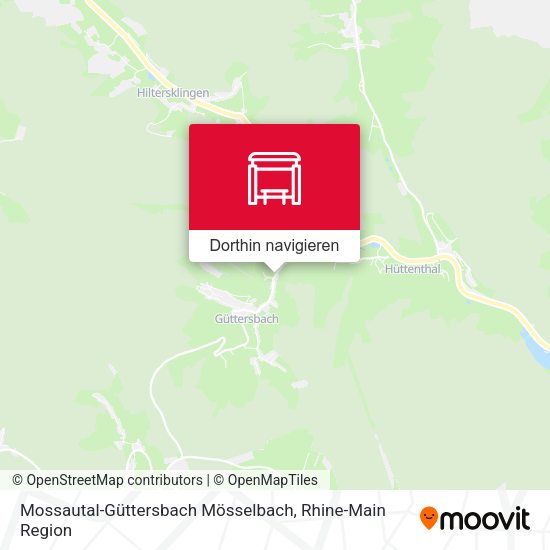 Mossautal-Güttersbach Mösselbach Karte