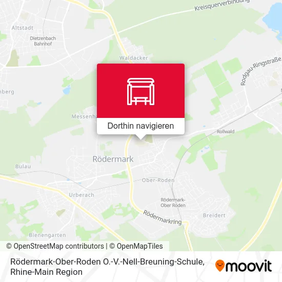 Rödermark-Ober-Roden O.-V.-Nell-Breuning-Schule Karte