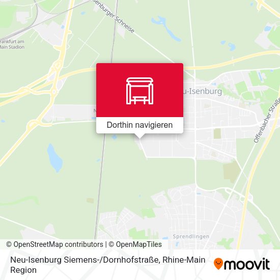 Neu-Isenburg Siemens- / Dornhofstraße Karte