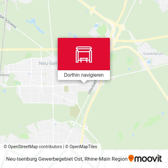 Neu-Isenburg Gewerbegebiet Ost Karte