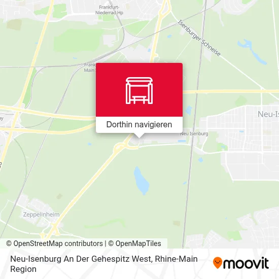 Neu-Isenburg An Der Gehespitz West Karte