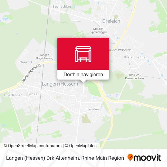 Langen (Hessen) Drk-Altenheim Karte