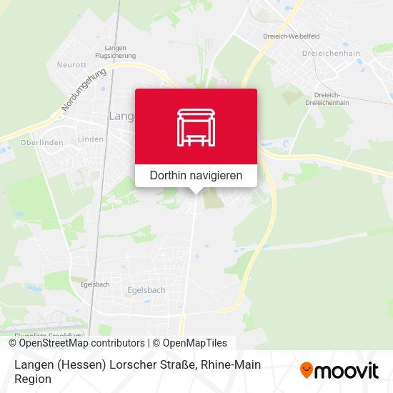 Langen (Hessen) Lorscher Straße Karte