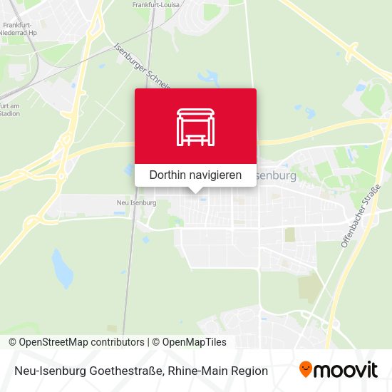 Neu-Isenburg Goethestraße Karte