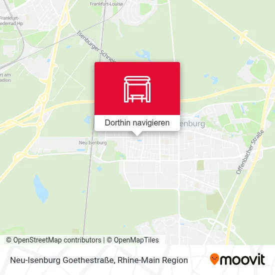 Neu-Isenburg Goethestraße Karte