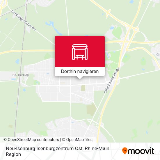 Neu-Isenburg Isenburgzentrum Ost Karte