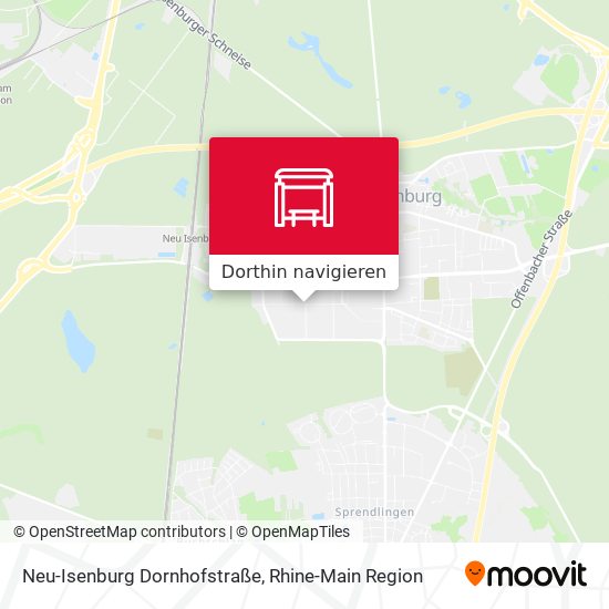 Neu-Isenburg Dornhofstraße Karte