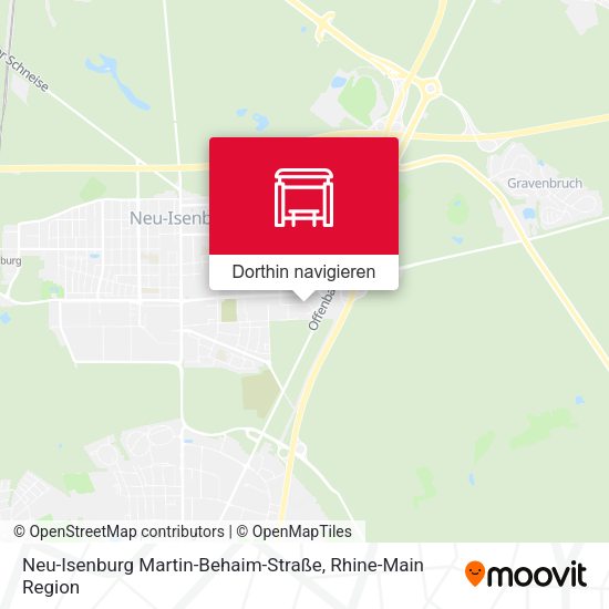 Neu-Isenburg Martin-Behaim-Straße Karte