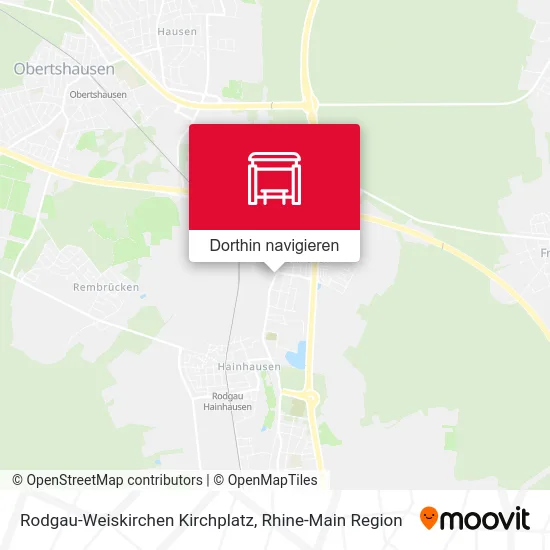 Rodgau-Weiskirchen Kirchplatz Karte