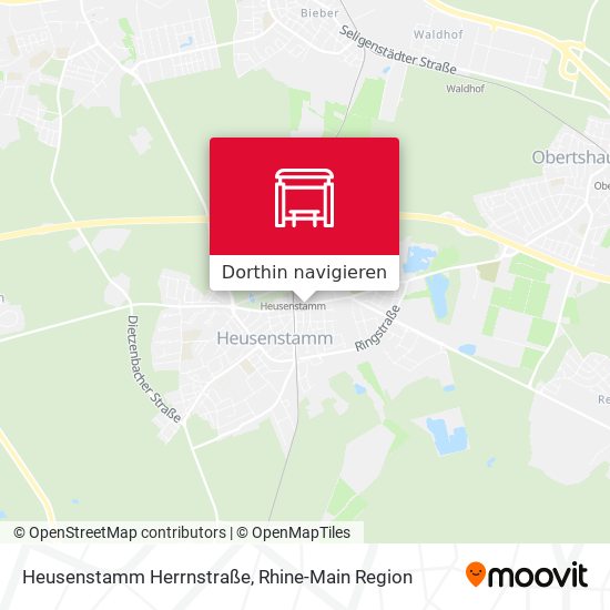 Heusenstamm Herrnstraße Karte