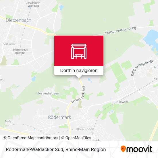 Rödermark-Waldacker Süd Karte