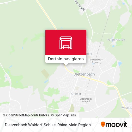 Dietzenbach Waldorf-Schule Karte