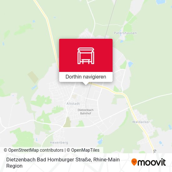Dietzenbach Bad Homburger Straße Karte