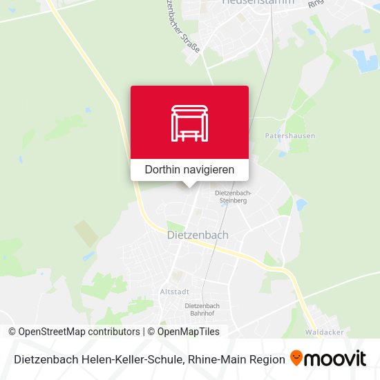 Dietzenbach Helen-Keller-Schule Karte