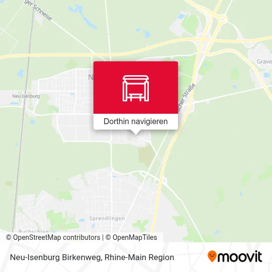 Neu-Isenburg Birkenweg Karte
