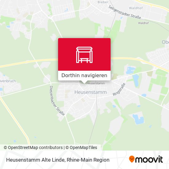 Heusenstamm Alte Linde Karte