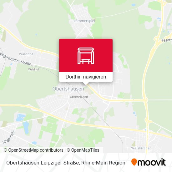 Obertshausen Leipziger Straße Karte