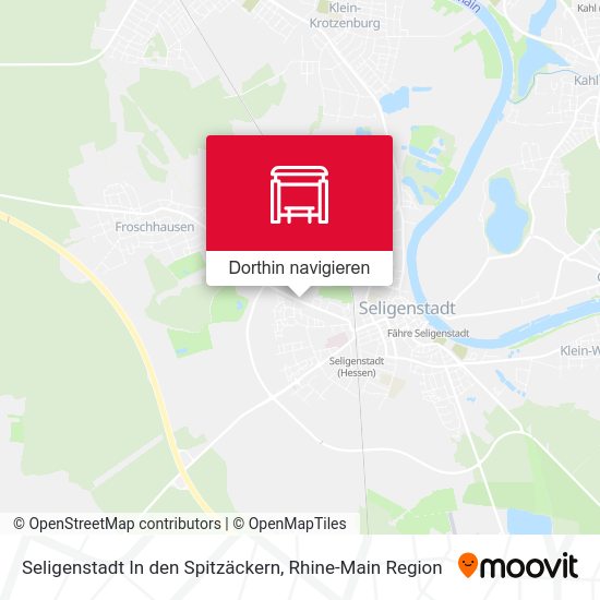 Seligenstadt In den Spitzäckern Karte