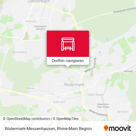 Rödermark-Messenhausen Karte