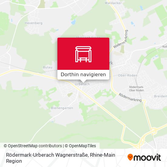 Rödermark-Urberach Wagnerstraße Karte