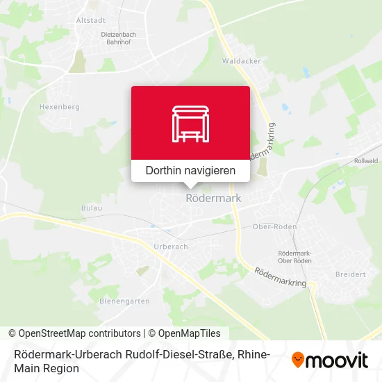 Rödermark-Urberach Rudolf-Diesel-Straße Karte