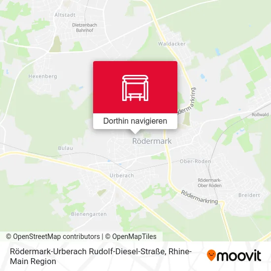 Rödermark-Urberach Rudolf-Diesel-Straße Karte