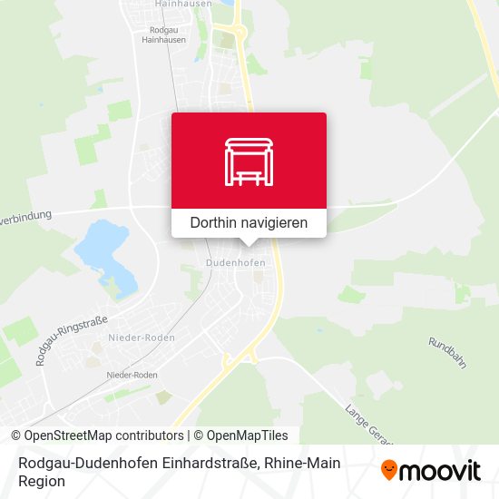 Rodgau-Dudenhofen Einhardstraße Karte