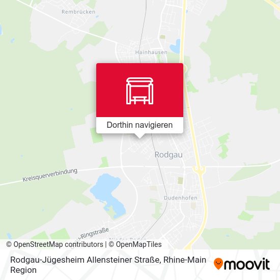 Rodgau-Jügesheim Allensteiner Straße Karte