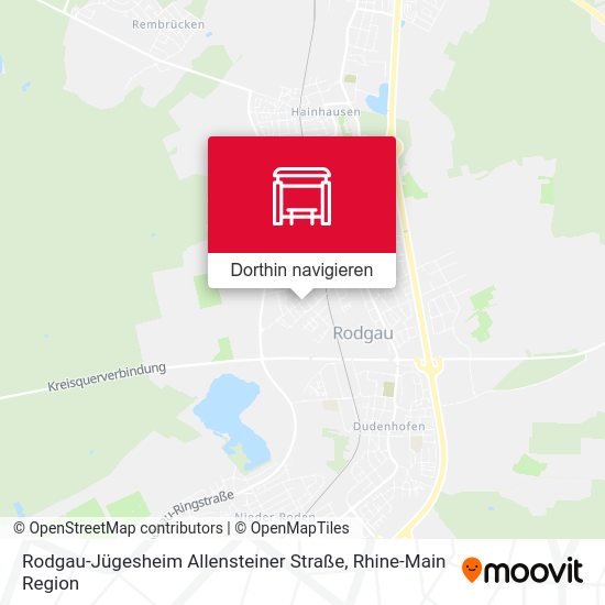 Rodgau-Jügesheim Allensteiner Straße Karte
