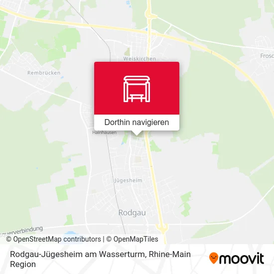 Rodgau-Jügesheim am Wasserturm Karte