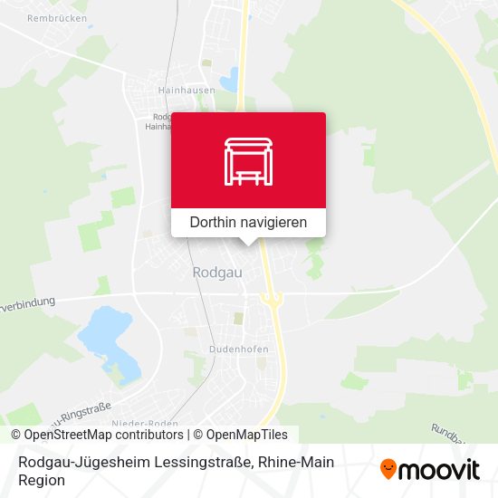 Rodgau-Jügesheim Lessingstraße Karte