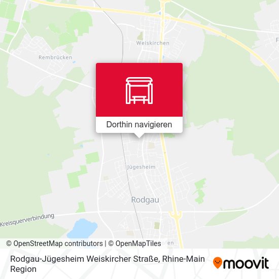 Rodgau-Jügesheim Weiskircher Straße Karte