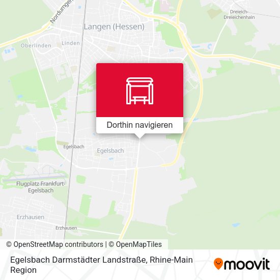 Egelsbach Darmstädter Landstraße Karte