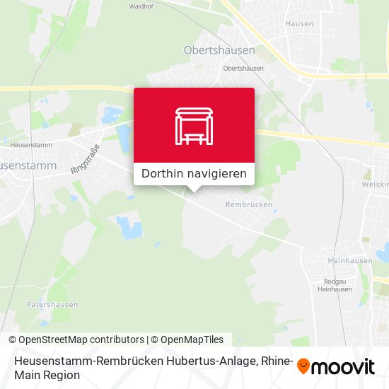Heusenstamm-Rembrücken Hubertus-Anlage Karte