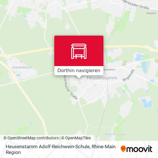 Heusenstamm Adolf-Reichwein-Schule Karte
