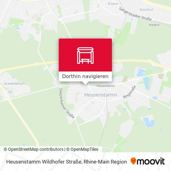 Heusenstamm Wildhofer Straße Karte