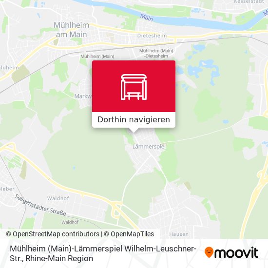 Mühlheim (Main)-Lämmerspiel Wilhelm-Leuschner-Str. Karte