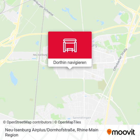 Neu-Isenburg Airplus / Dornhofstraße Karte